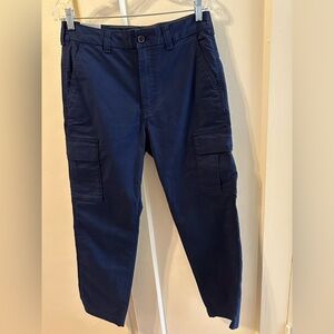 Banana Republic Navy Cargo Pants - Slim Casual Utility